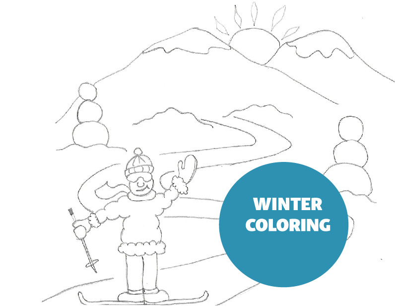 Winter Coloring Activity