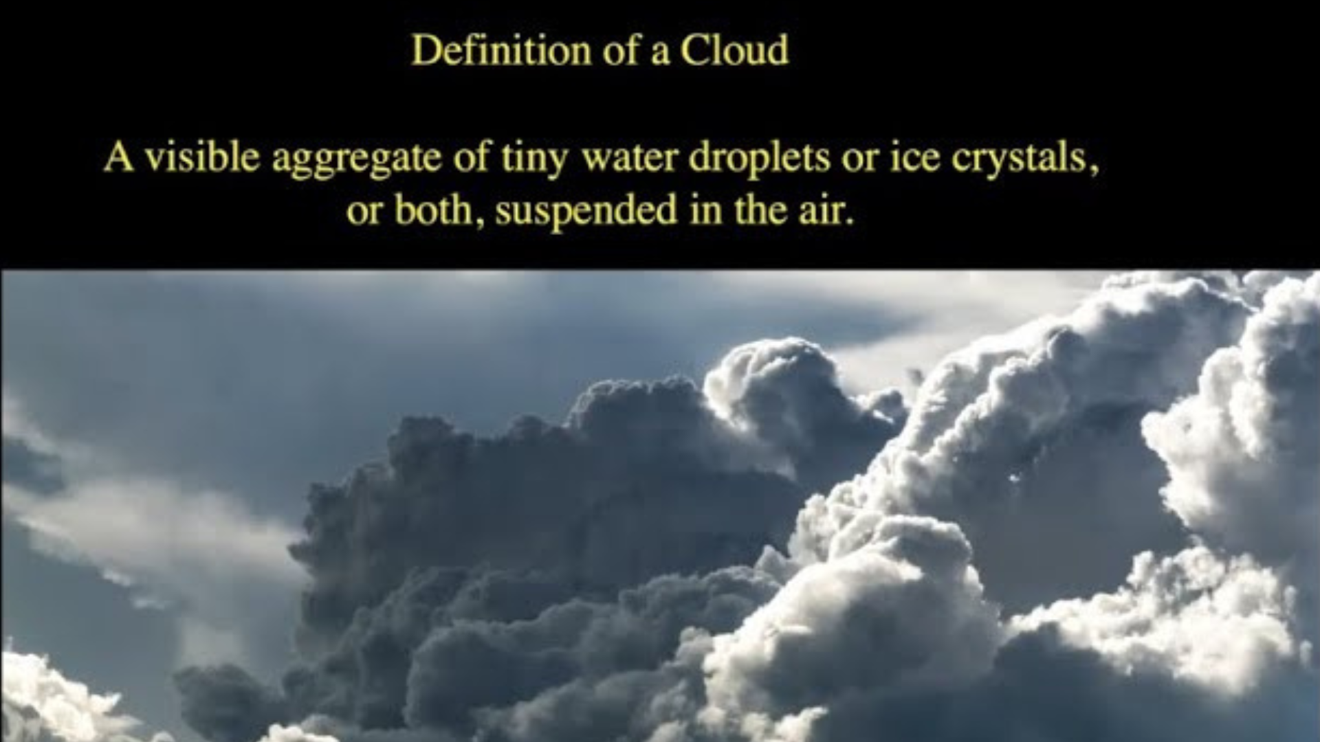 Clouds - Backyard Naturalist Series