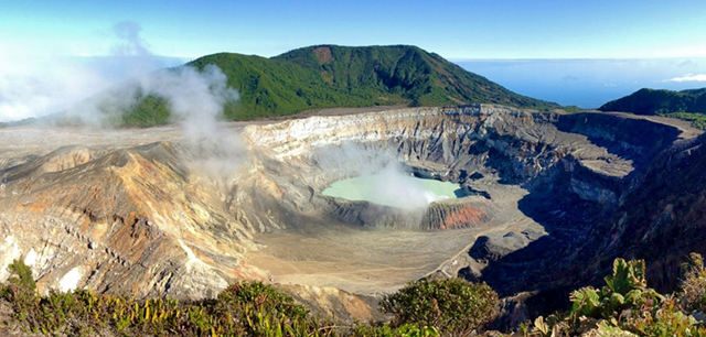 Poas Volcano Crater