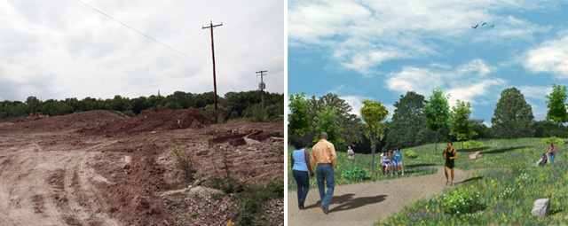 arboretum before and after