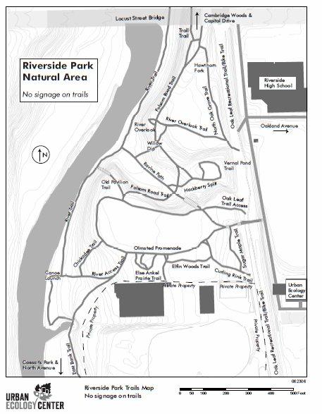 Riverside Park Trail Map