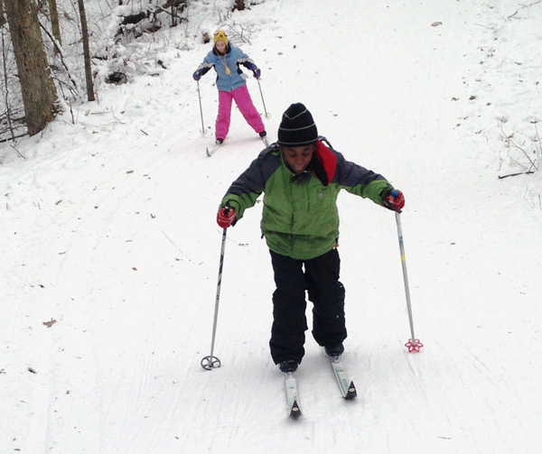 Skiing for exercise... and fun!