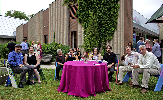 solstice guests outside