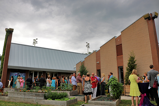 solstice guests outside