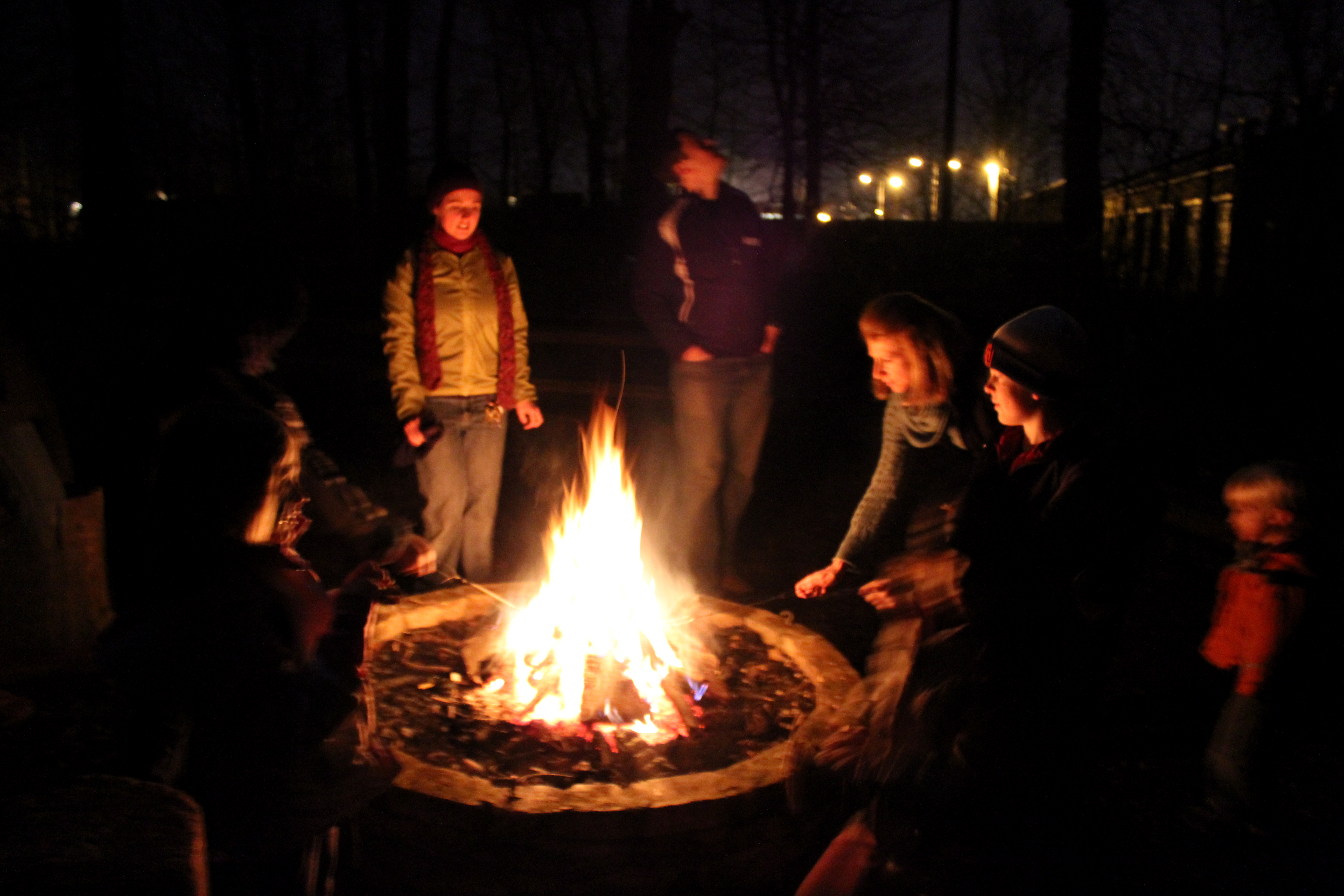 Campfire at our Hoot in the Night Event