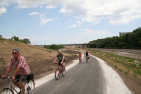 Biking on the Hank Aaron State Trail